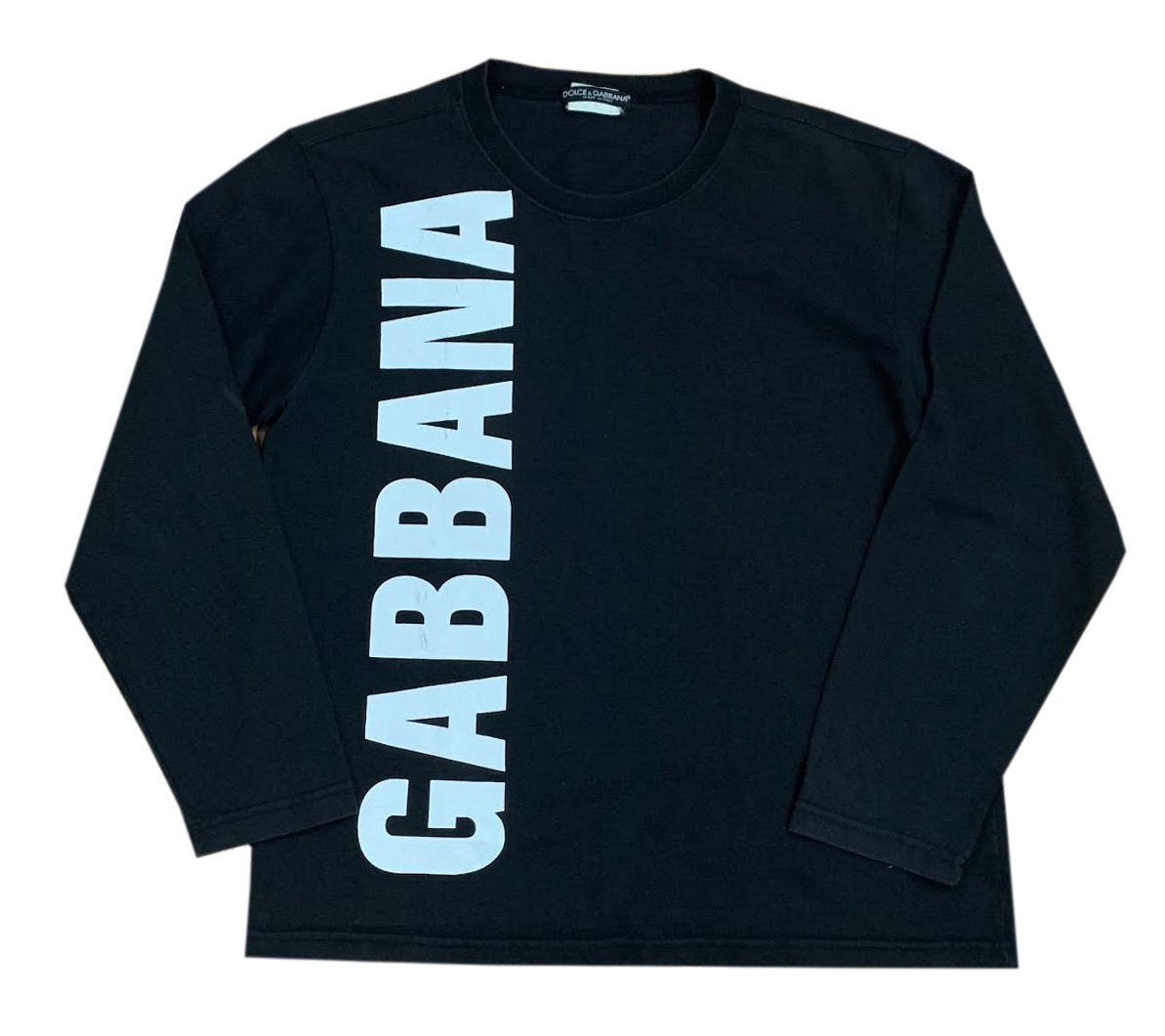 Women's Vintage Dolce & Gabbana Black / White Long Sleeve Shirt — Roots